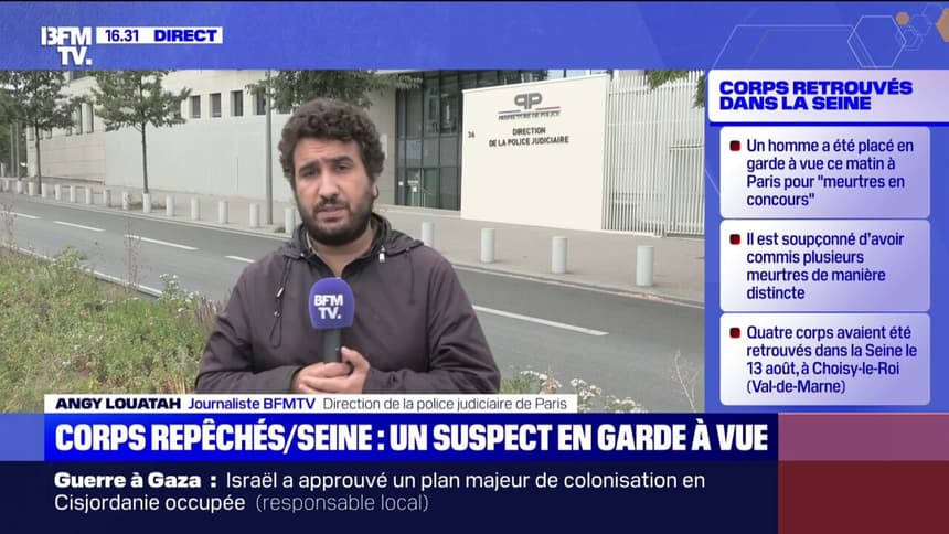 Un homme en garde à vue pour des meurtres après la découverte de quatre cadavres dans la Seine